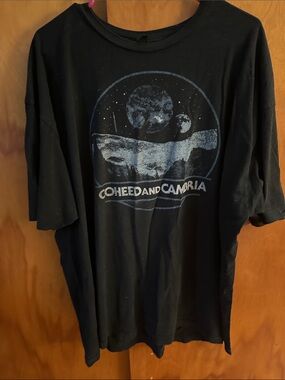 Black Graphic Band T-Shirt